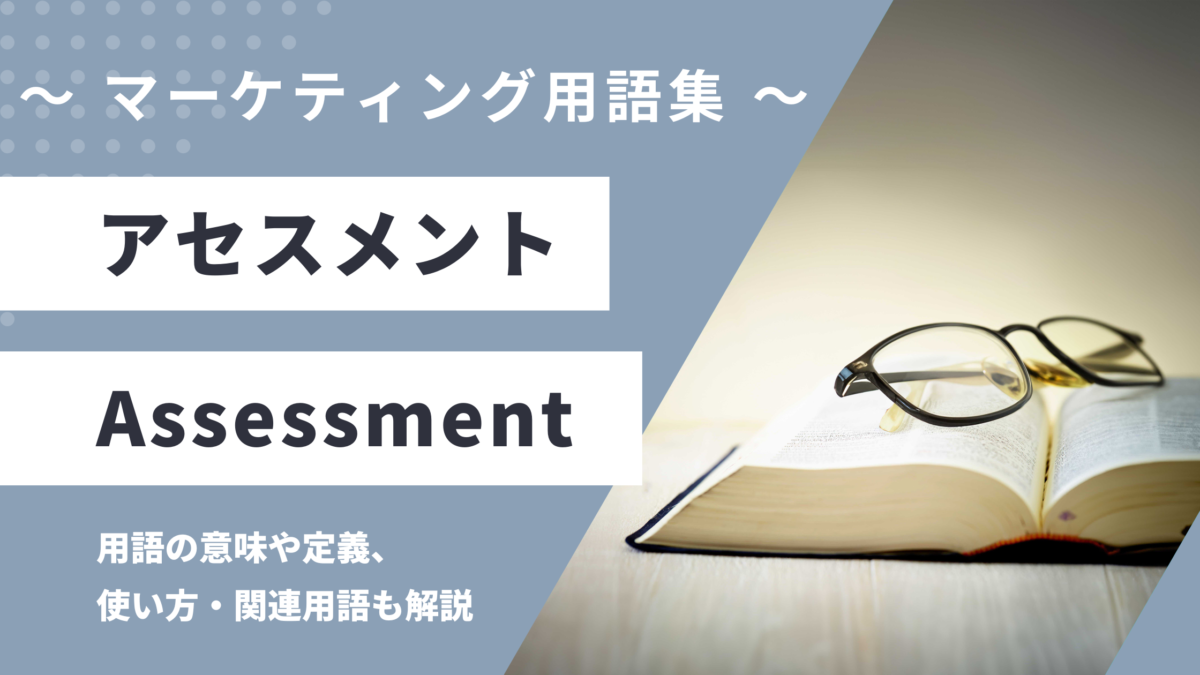 アセスメント - Assessment の用語の意味や定義・使い方・関連用語を解説