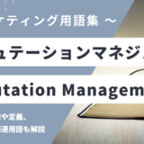 レピュテーションマネジメント - Reputation Managementの用語の意味や定義・使い方・関連用語を解説