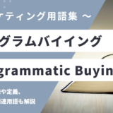 プログラムバイイング – Programmatic Buyingとは？